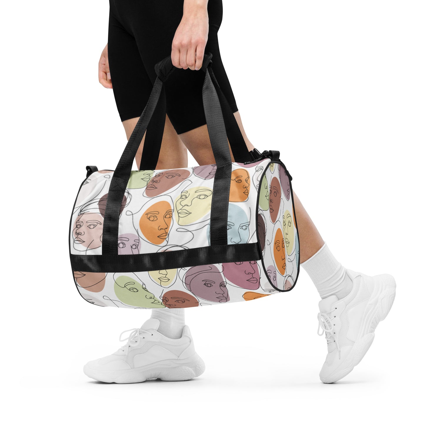 All-over print gym bag