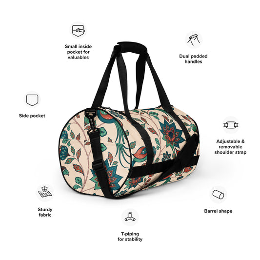 All-over print gym bag