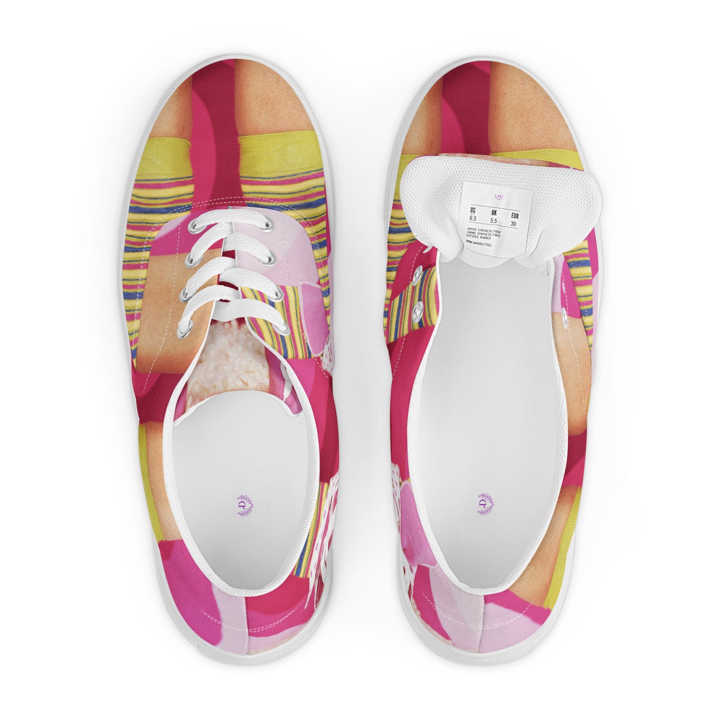 Women’s lace-up canvas shoes