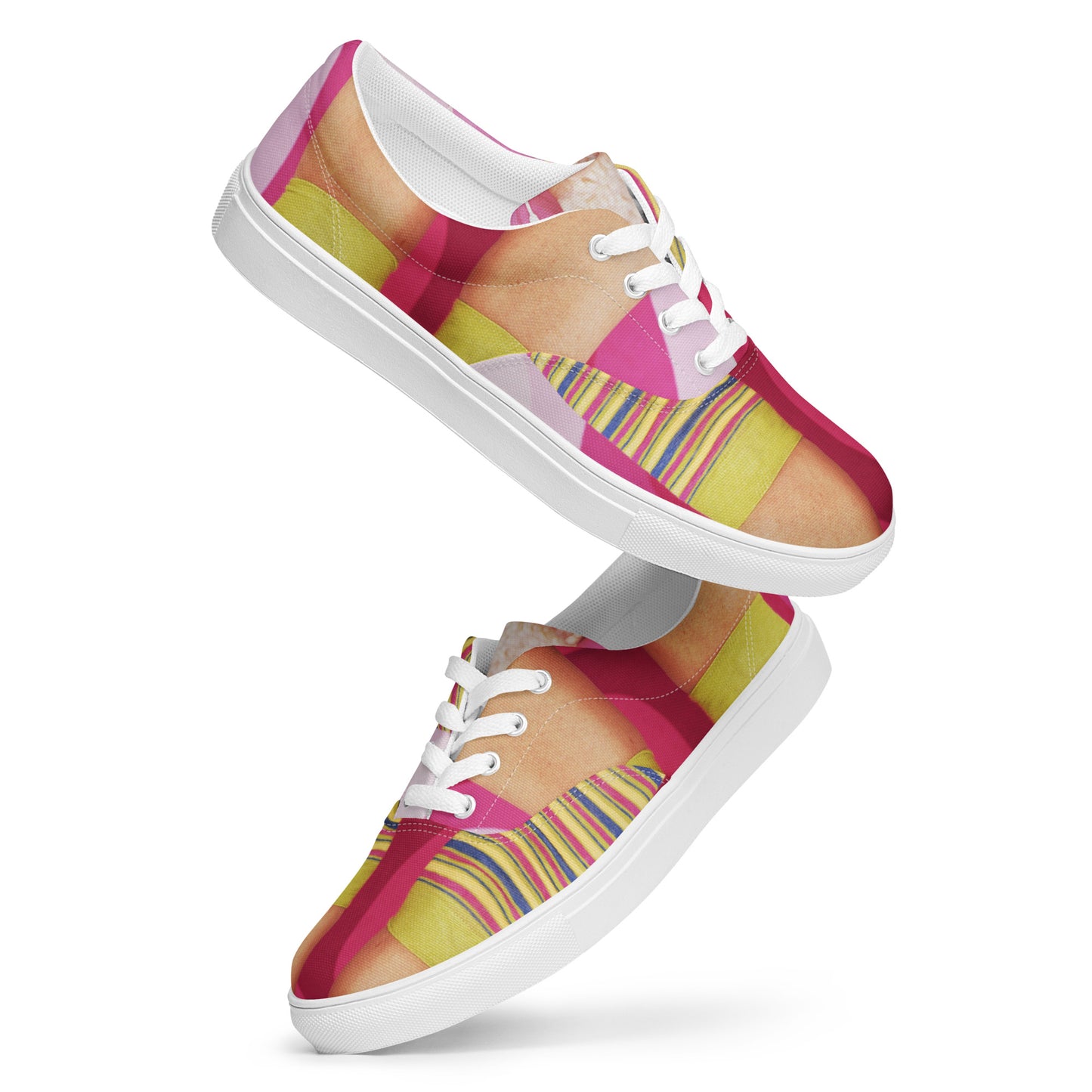 Women’s lace-up canvas shoes